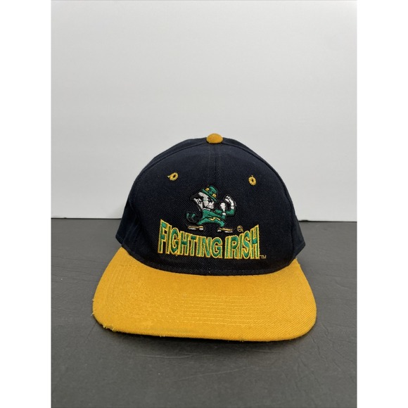 Other - Vintage‎ Notre Dame Fighting Irish Hat Cap Fitted 7 1/4 Mens NCAA College Blue